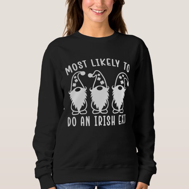 Sweatshirt Plus susceptible de faire une sortie irlandaise Sa (Devant)