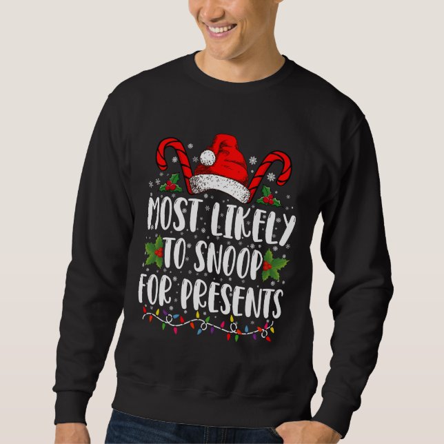Sweatshirt Plus susceptible de fouiner pour les cadeaux de No (Devant)