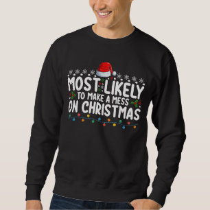 Sweatshirt Plus susceptible de mettre le bazar à Noël en fami
