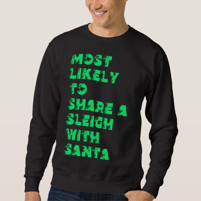 Sweatshirt Plus susceptible de passer un traîneau avec le Pèr (Devant)