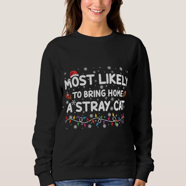 Sweatshirt Plus susceptible de ramener à la maison un chat er (Devant)