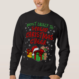 Sweatshirt Plus susceptible de répandre la fête de Noël