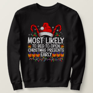 Sweatshirt Plus susceptible de supplier d'ouvrir les cadeaux 