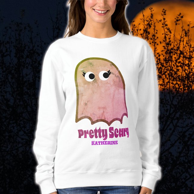 Sweatshirt Plutôt Effrayant Maigre Drôle Halloween (Créateur téléchargé)