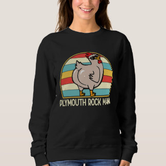 Sweatshirt Plymouth Rock Mama Cute Chicken Mama Farmer  Women
