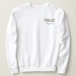 Sweatshirt PMHNP Empreinte de léopard Psychiatrie Santé menta