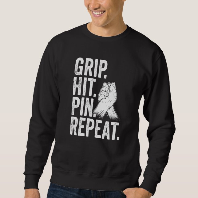 Sweatshirt Poignée de poignet de poignet de poignet Répéter l (Devant)