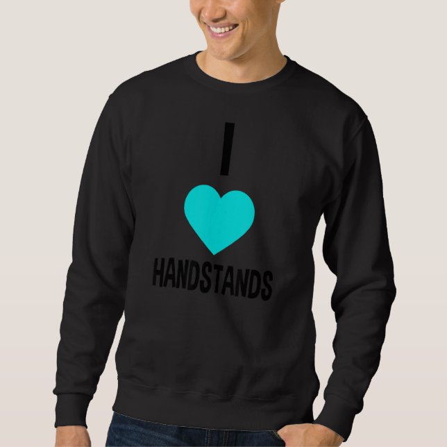 Sweatshirt Poignées I Love Gymnastique (Devant)