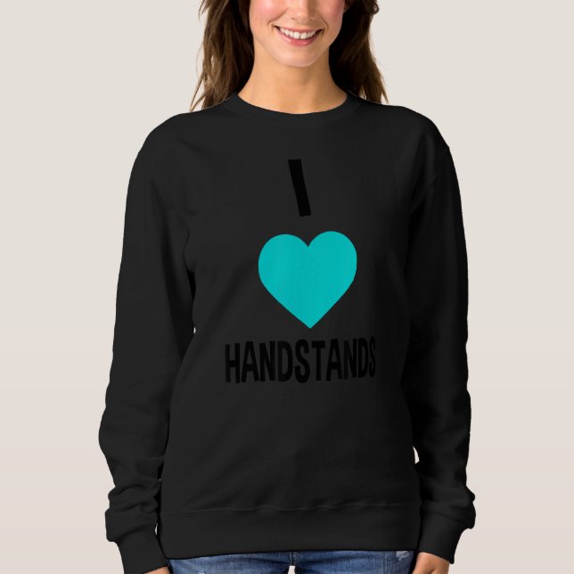 Sweatshirt Poignées I Love Gymnastique (Devant)
