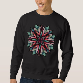 Sweatshirt Poinsettia Noël Floral Élégant Vacances d'hiver