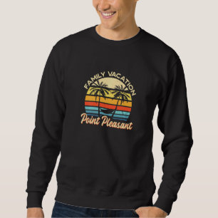 Sweatshirt Point de vacances en famille Agréable été New Jers