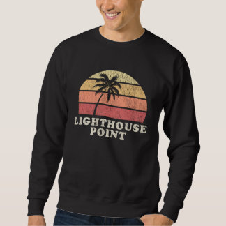 Sweatshirt Point FL Vintage 70s Rétro Flashback du phare