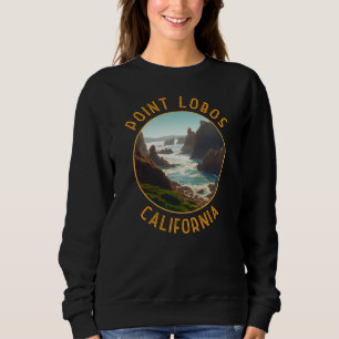 Sweatshirt Point Lobos Californie Cercle désorganisé