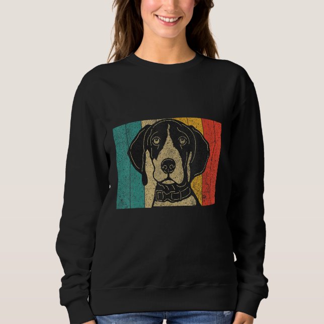 Sweatshirt Pointer Design Vintage German Shorthaired Pointer  (Devant)