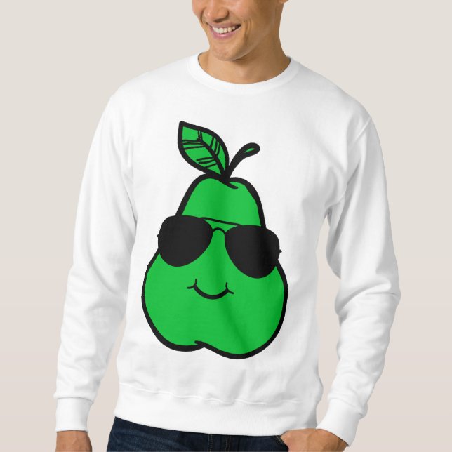 Sweatshirt Poires Cool Poire Fruit (Devant)