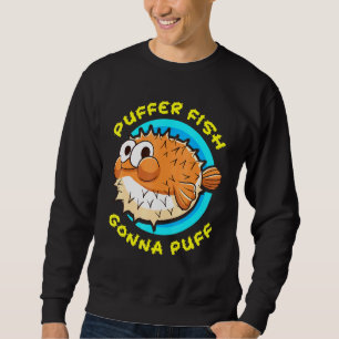 Sweatshirt Poisson à la rousse Viole Poisson Humour mignon