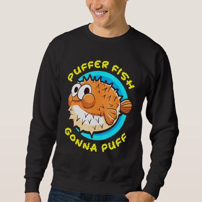 Sweatshirt Poisson à la rousse Viole Poisson Humour mignon (Devant)