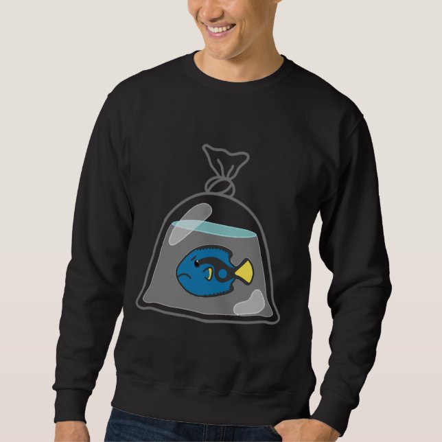 Sweatshirt Poisson bleu Tang (Devant)
