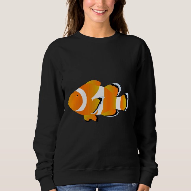 Sweatshirt Poisson clown 579 (Devant)