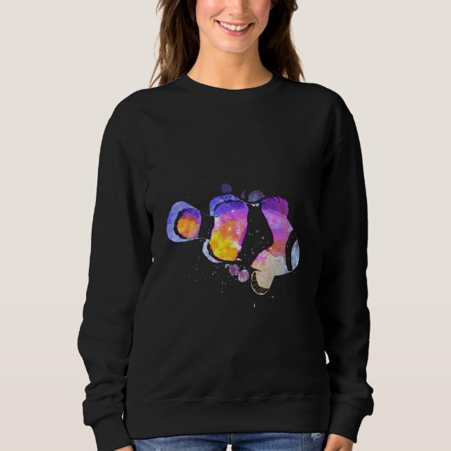 Sweatshirt Poisson clown 99 (Devant)