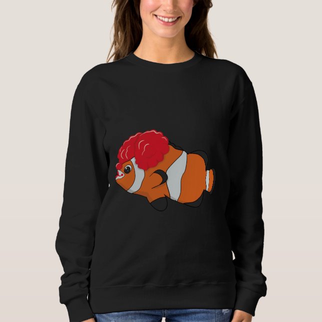 Sweatshirt Poisson clown parfait (Devant)