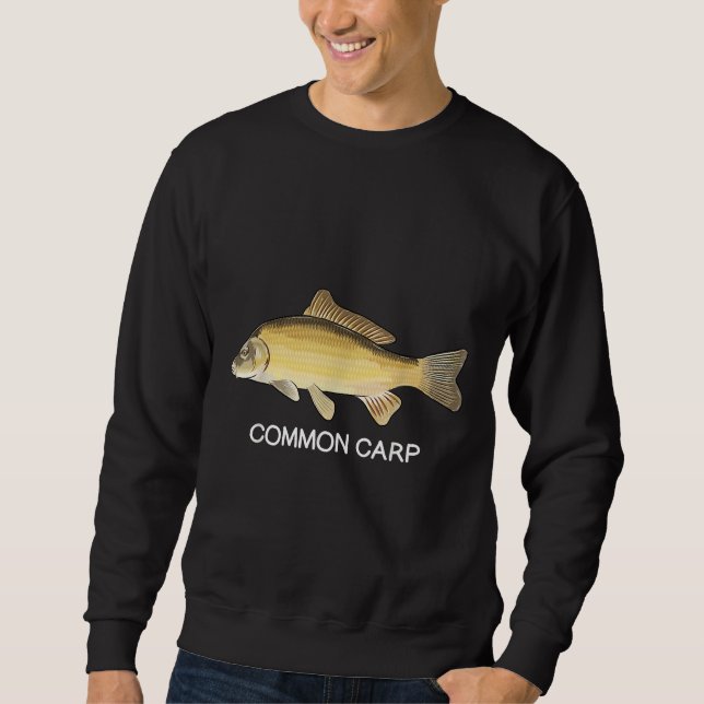 Sweatshirt Poisson de gibier à carpe d'eau douce (Devant)