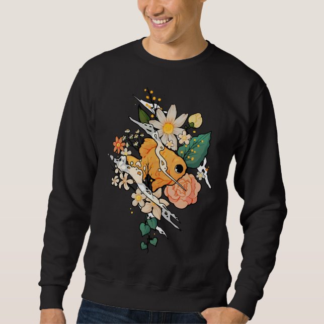 Sweatshirt Poisson En Fleurs (Devant)