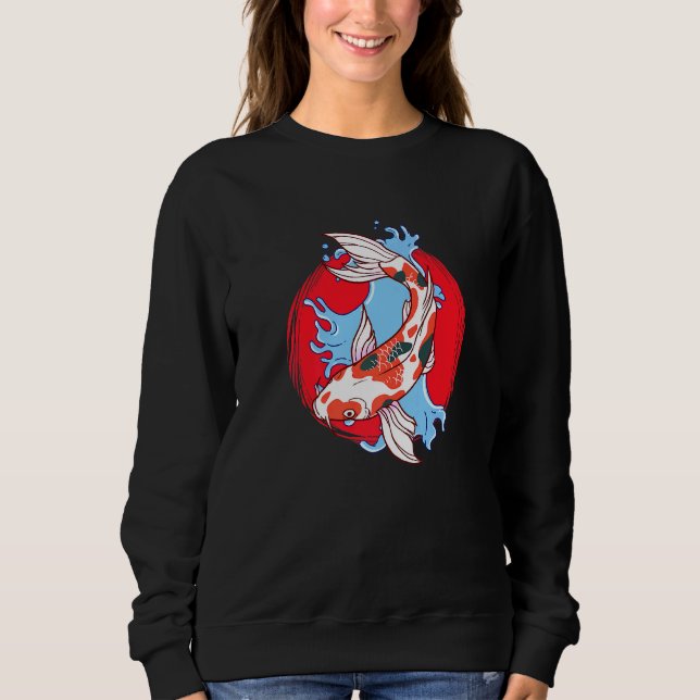 Sweatshirt Poisson japonais Koi Koi Pond Carpe (Devant)
