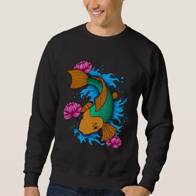 Sweatshirt Poisson Koi 328 (Devant)