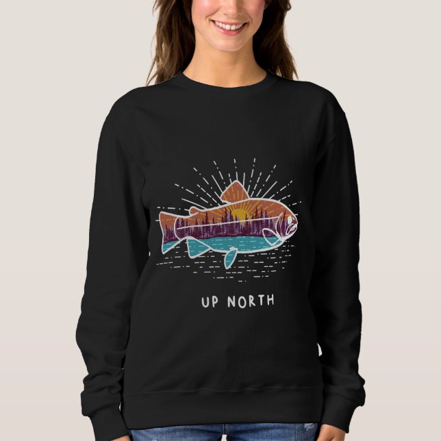 Sweatshirt Poisson nord (Devant)