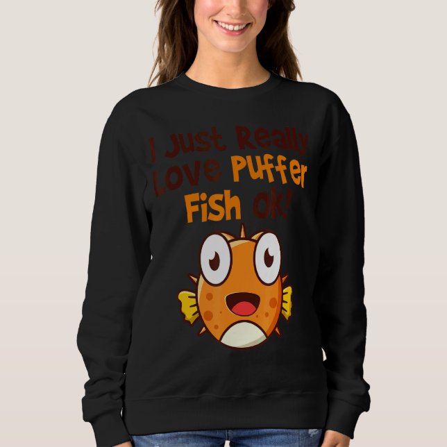 Sweatshirt Poisson-pouffer Poisson-voleur Poisson-pouffer 1 (Devant)