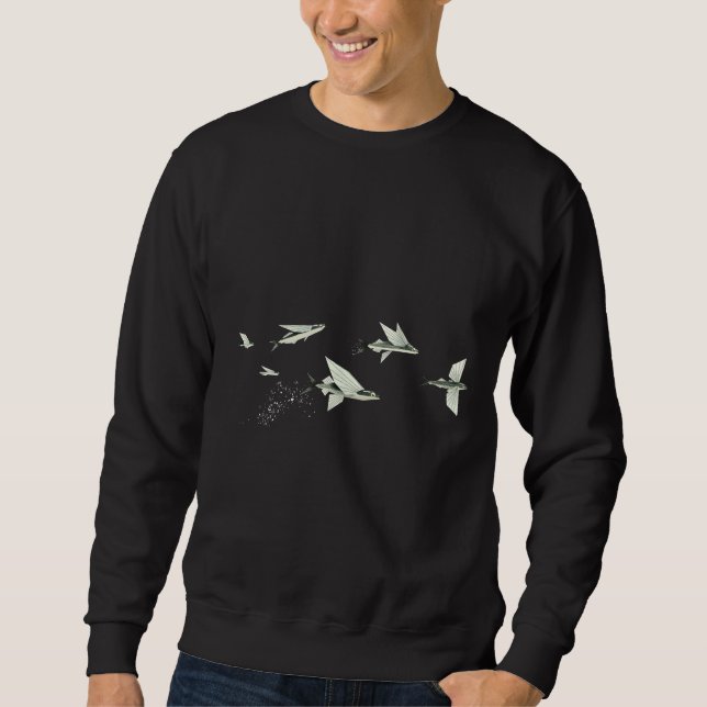 Sweatshirt Poisson volant 761 (Devant)