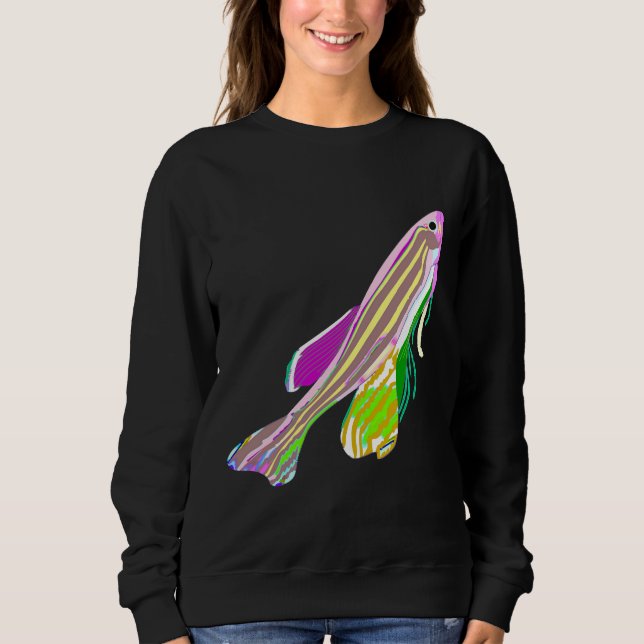 Sweatshirt Poisson zèbre Zèbre (Devant)