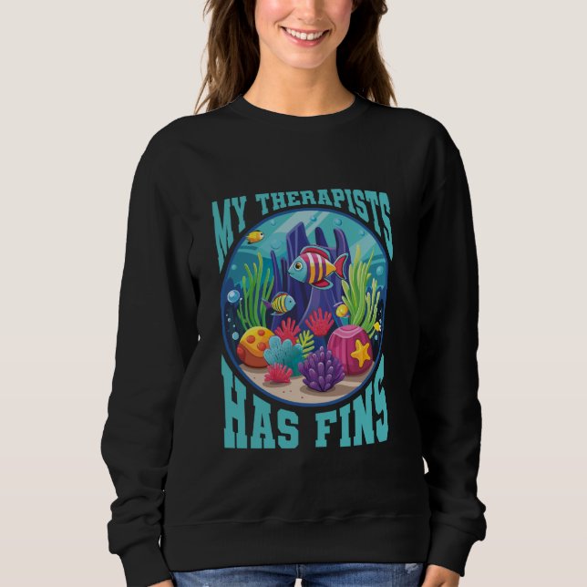 Sweatshirt Poissons Aquascaper Aquascaper (Devant)