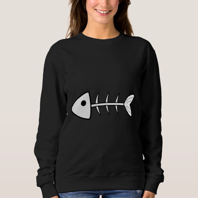 Sweatshirt Poissons Blancs (Devant)