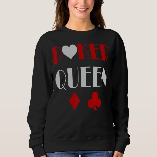 Sweatshirt Poker Queen Poker 1 (Devant)