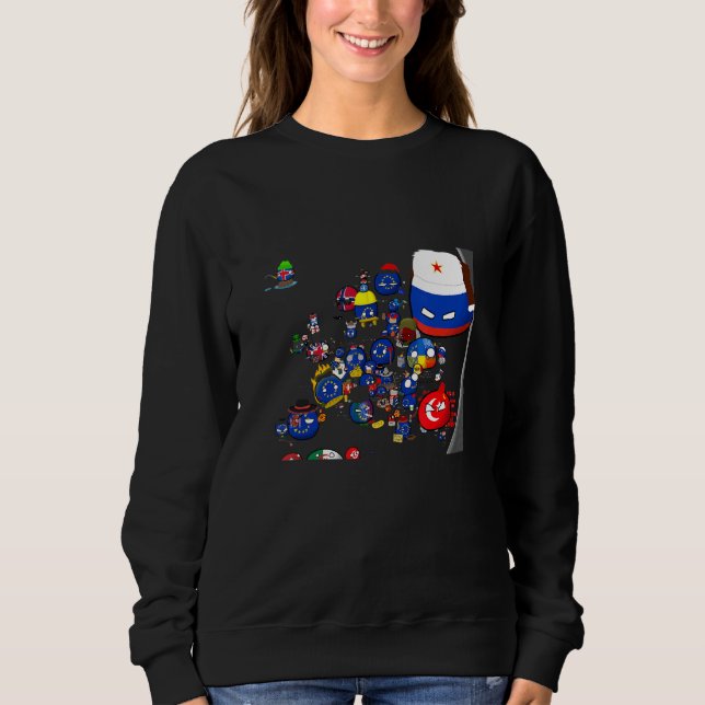 Sweatshirt Polandball Europe (Devant)