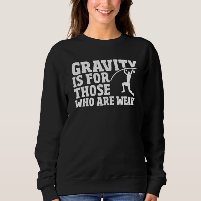 Sweatshirt Pole Vaulter Pole Vaulting Jumper Pole Vault (Devant)