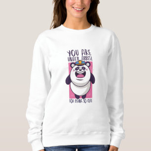 Sweatshirt Police de Cute panda