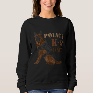Sweatshirt Police K 9 Chien de l'équipe berger allemand Polic