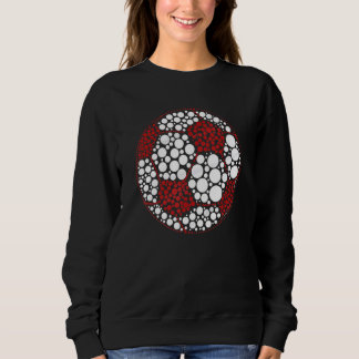 Sweatshirt Polka Dot Soccer  Player International Dot Day 1