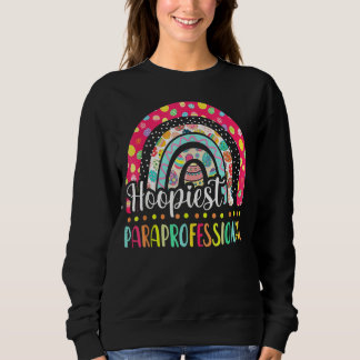 Sweatshirt Polka Paraprofessionnel Hoopiest Dot Rainbow Happy
