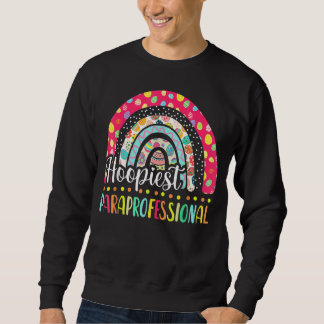 Sweatshirt Polka Paraprofessionnel Hoopiest Dot Rainbow Happy
