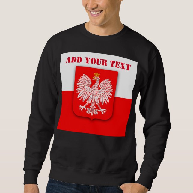Sweatshirt Pologne Coupe du monde de football 2022 Football P (Devant)