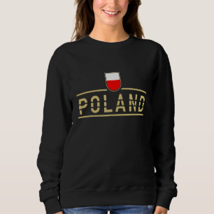 Sweatshirt Pologne Drapeau polonais Pologne Football Femmes