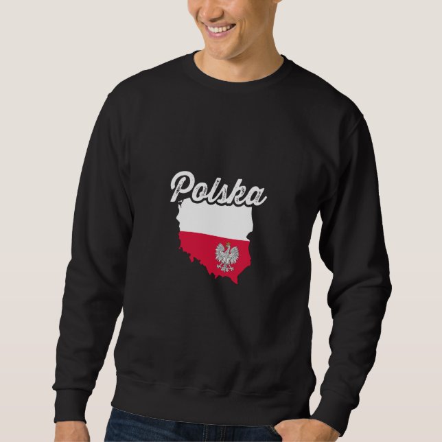 Sweatshirt Pologne polonais Pologne  2 (Devant)