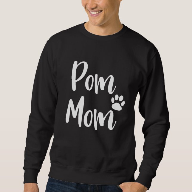 Sweatshirt Pom Maman Pomeranian Maman Pom maman (Devant)