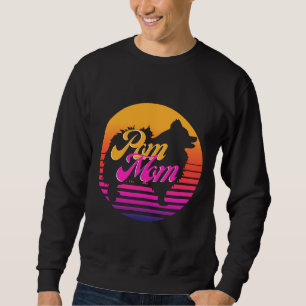 Sweatshirt Pom Mom Pomeranian Amoureux de les chiens