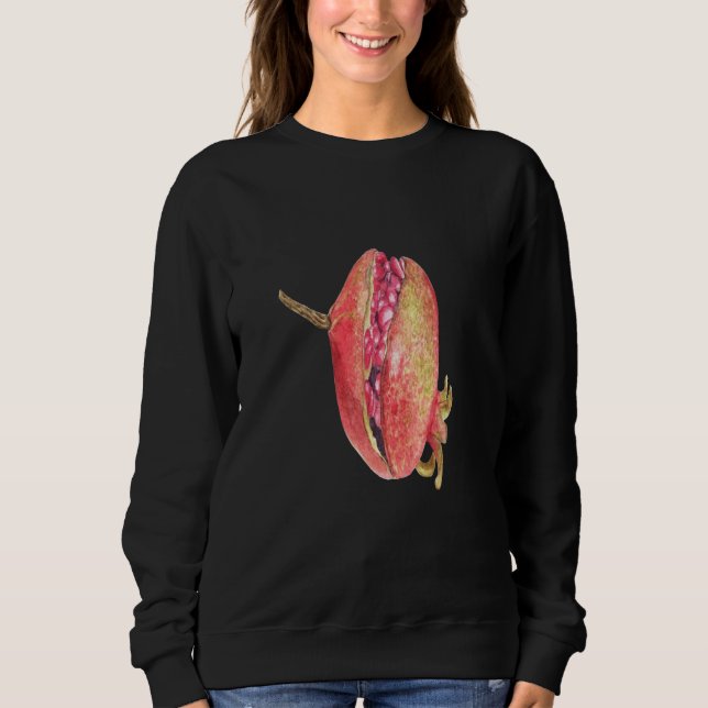 Sweatshirt Pomegranate Summer Fruit (Devant)