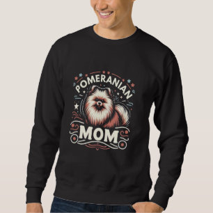 Sweatshirt Pomera Pomeranian Maman Chemise Pomeranian Lover F